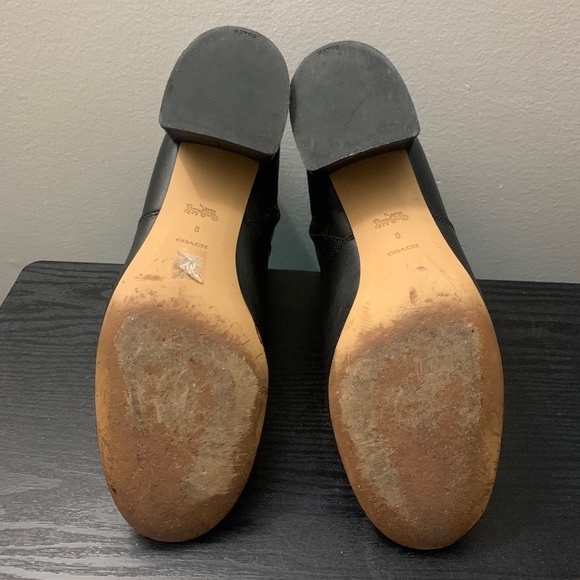 Coach Ankle Block Heel  Boots - Picture 9 of 9